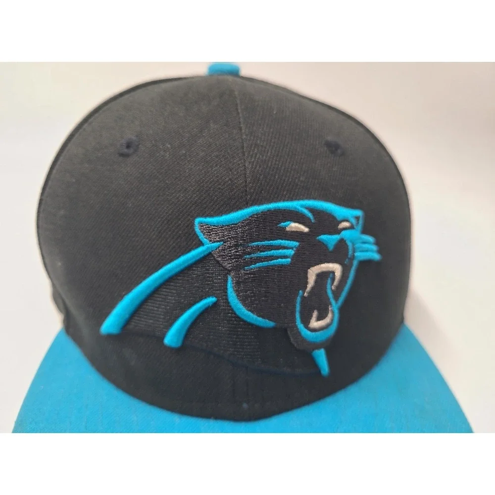 Carolina Panthers Luke Kuechly #59 New Era 59Fifty Fitted 6 3/4 Hat‎ Cap Black